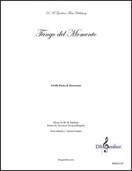 Tango del momento SATB choral sheet music cover Thumbnail